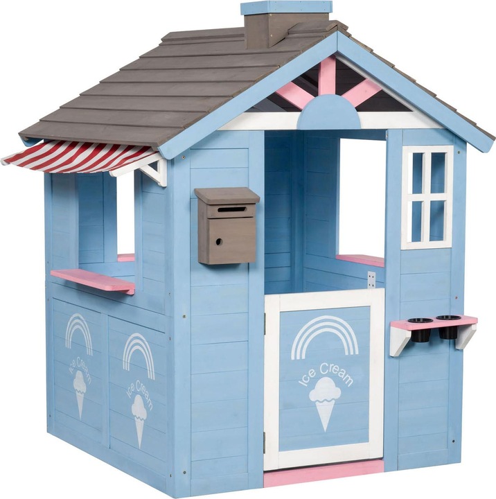 Actual product image SwingKing Icecream wooden playhouse