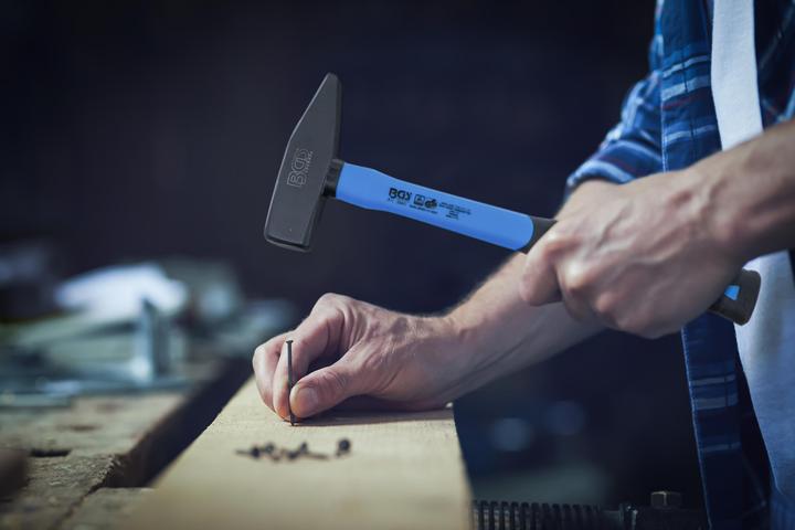 Produktbild BGS Schlosserhammer-Satz Fiberglasstiel DIN 1041 300 / 500 / 800 g 3-tlg. (2408 g)