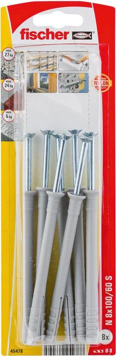 Produktbild Fischer Nageldübel N 8x100/60 S K (8 Stk.)