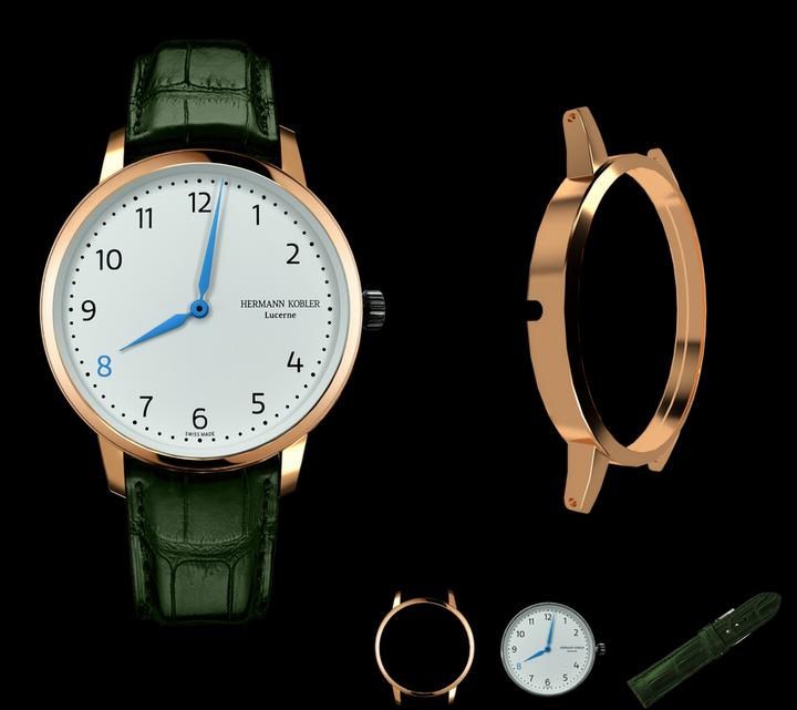 Actual product image Hermann Kobler Lausanne W-RG-DGA (40.50 mm)