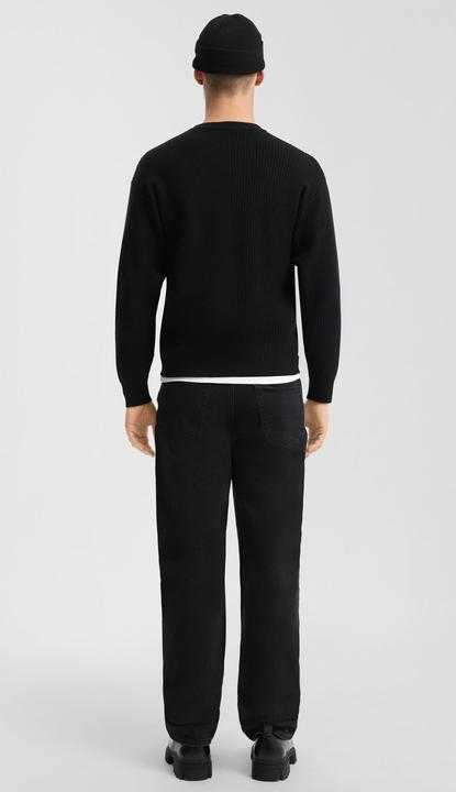 Produktbild s.Oliver Strickpullover Strickpullover mit Layering (L)