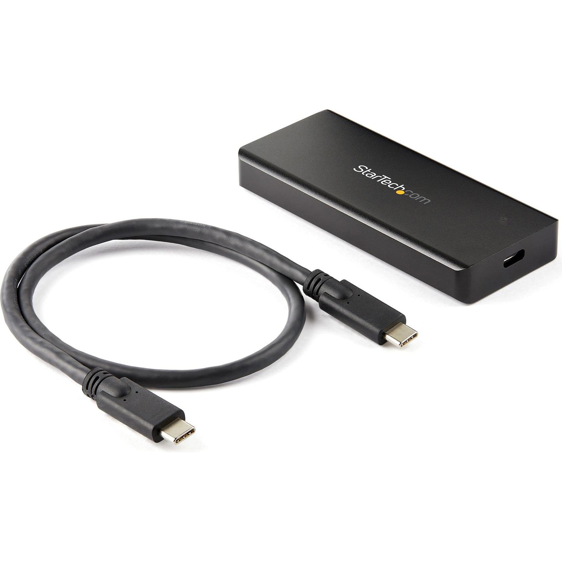 StarTech .com M2E1BRU31C M.2 NVMe PCIe SSD-Gehäuse (IP67, robust, USB 3.1 Gen 2 (10 Gbit/s) USB-C) (M.2), Festplattengeh...