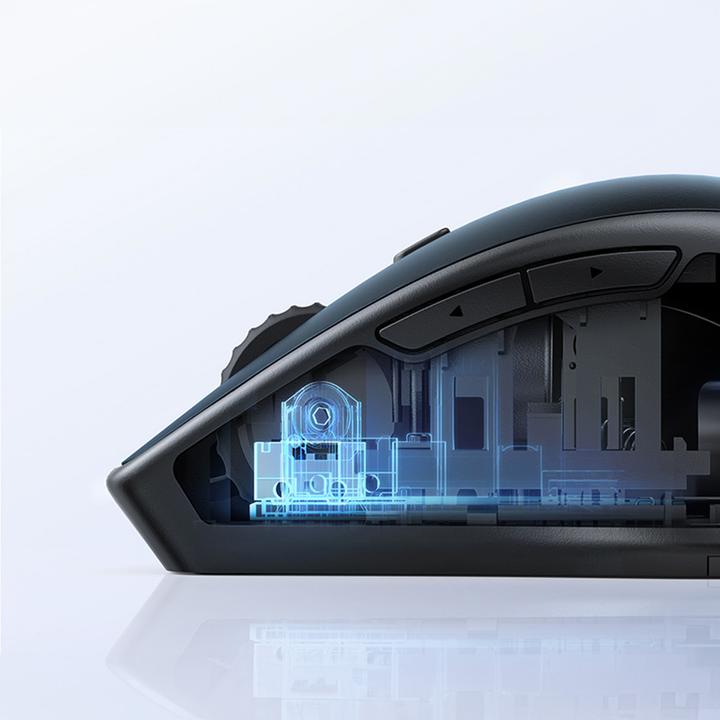 Actual product image Ugreen Wireless mouse MU101 2.4G+BT (Blue) (Wireless)
