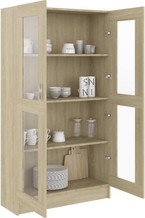 Produktbild vidaXL Vitrinenschrank (82.50 x 30.50 x 150 cm)