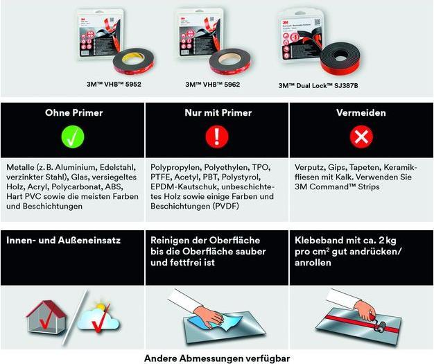Produktbild 3M VHB-Klebeband Blister (19 mm)
