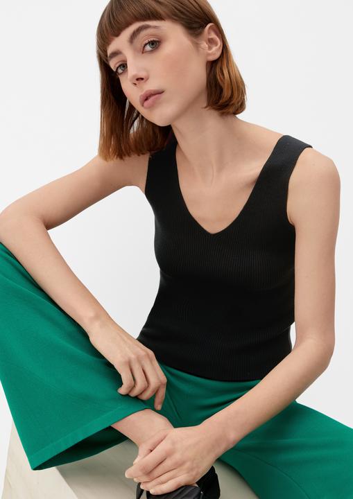 Produktbild S.Oliver Strickpullunder Stricktop aus Viskosemix (46)