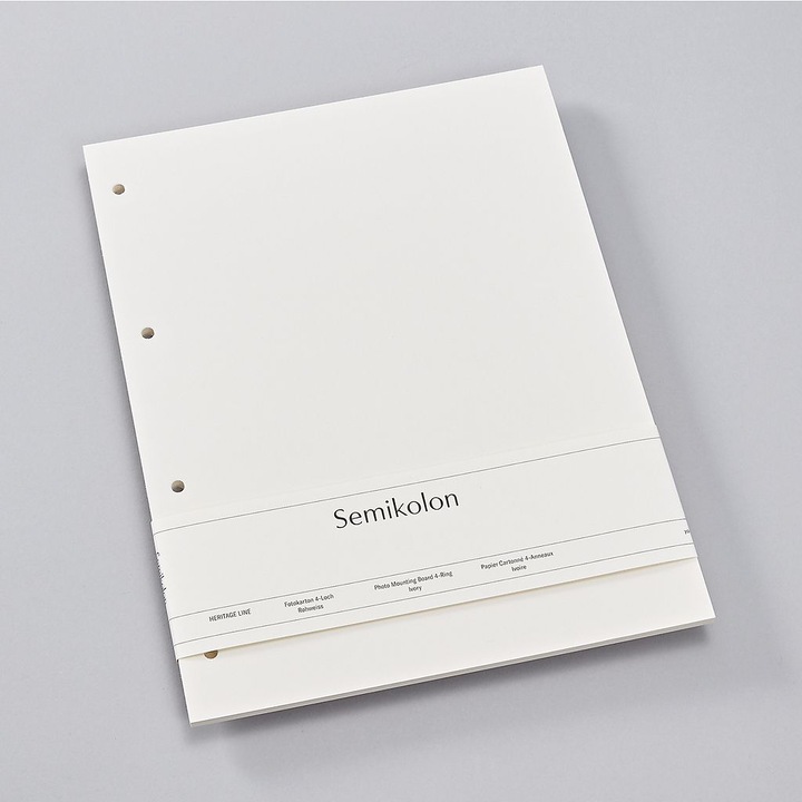 Produktbild Semikolon 4 Loch rohweiss (20 x)