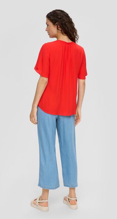 Immagine prodotto s.Oliver Bluse Viskosebluse mit V-Ausschnitt im Relaxed Fit (34)