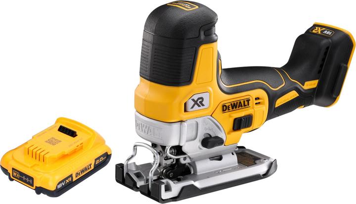 Actual product image DeWalt DCS 335 N Akku Stichsäge 18 V 135 mm Brushless + 1x Akku 2,0 Ah - ohne Ladegerät
