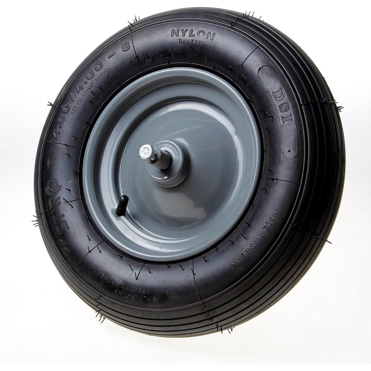 Matador, Accessori per utensili da giardino, Kruiwagenwiel Met Band, Stalen Velg M-800-L4