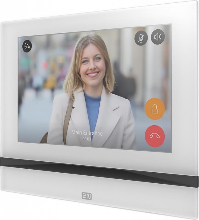 Actual product image 2N Indoor Intercom Indoor View White (Cable, Ethernet)