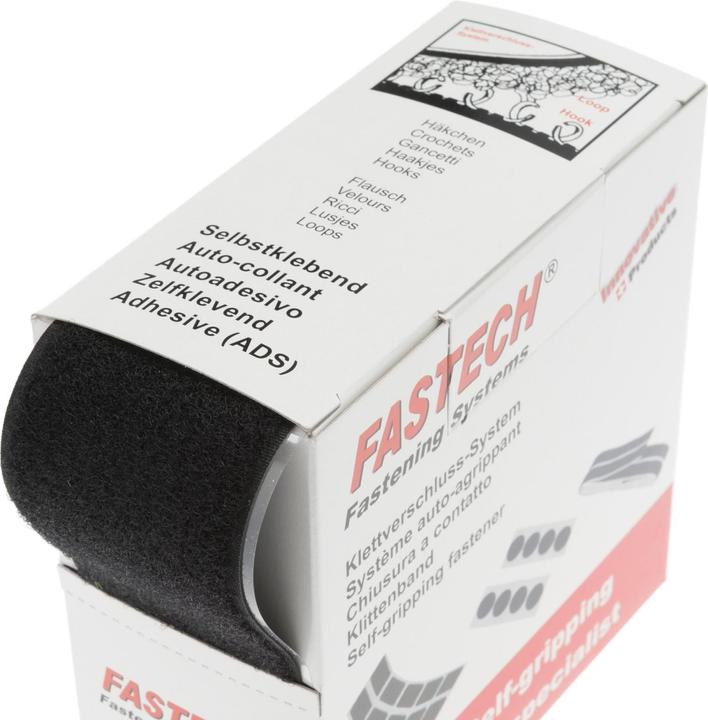 Produktbild Fastech Klettband (Flausch) sz, 5mx 50mm (50 mm)