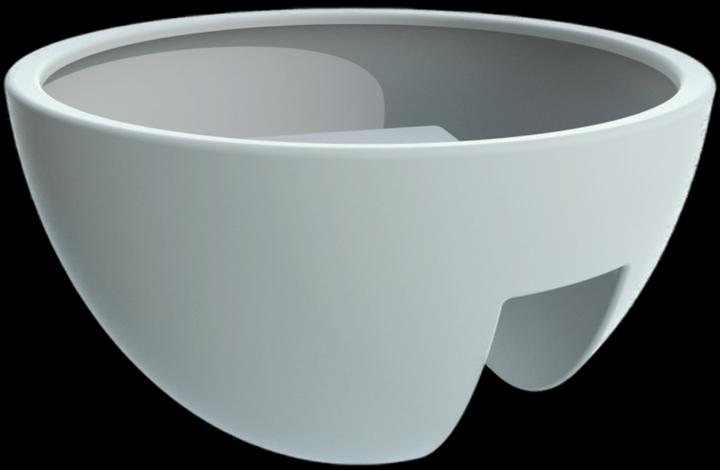 Image du produit Rephorm Pot de fleurs pour balcon Eckling Ø 45 cm - Blanc