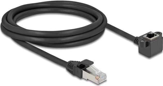 Produktbild Delock Netzwerk Verlängerungskabel RJ45 Stecker zu RJ45 Buch (F/UTP, CAT6, 2 m)