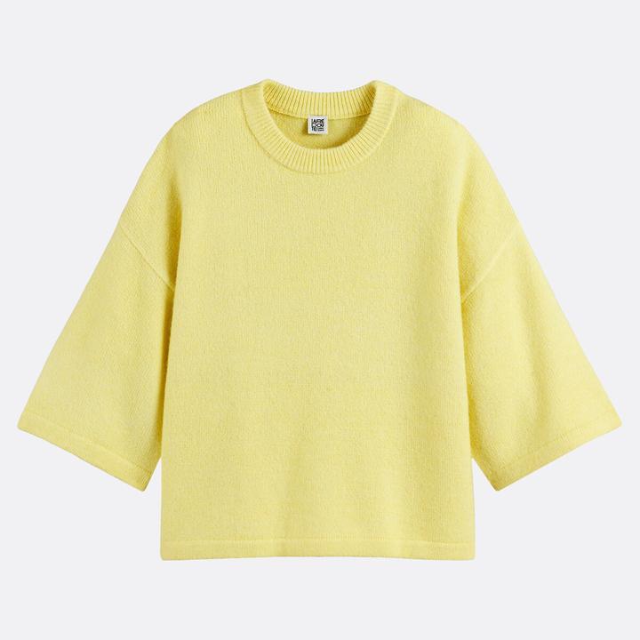 Actual product image La Redoute Collections Locker sitzender Pullover mit Rundhalsausschnitt aus Grobstrick (S)
