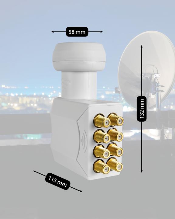 Actual product image Megasat HD-Profi Octo (Octo LNB, 40mm)