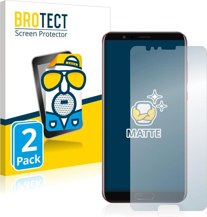 Produktbild BROTECT Entspiegelungs-Schutzfolie Displayschutz Matt (2 Stück, Honor View 10)