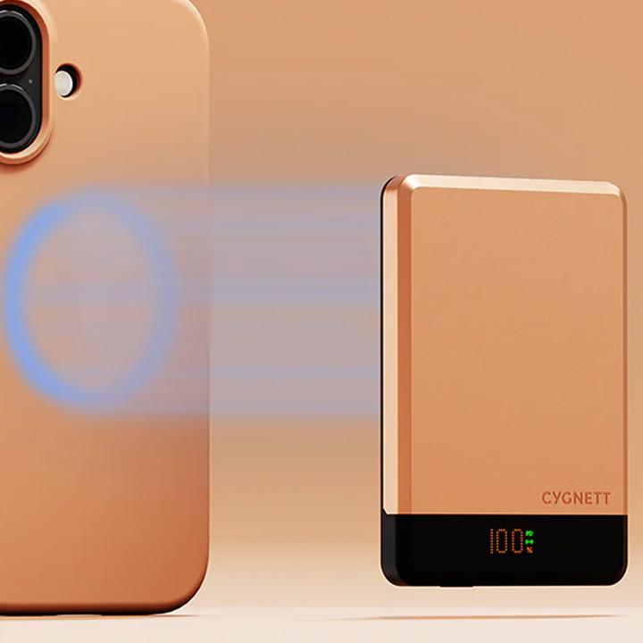 Produktbild Cygnett MagSlim 5K Power Bank - Kupferkaramell (CY5643PBCHE) (5000 mAh, 20 W)