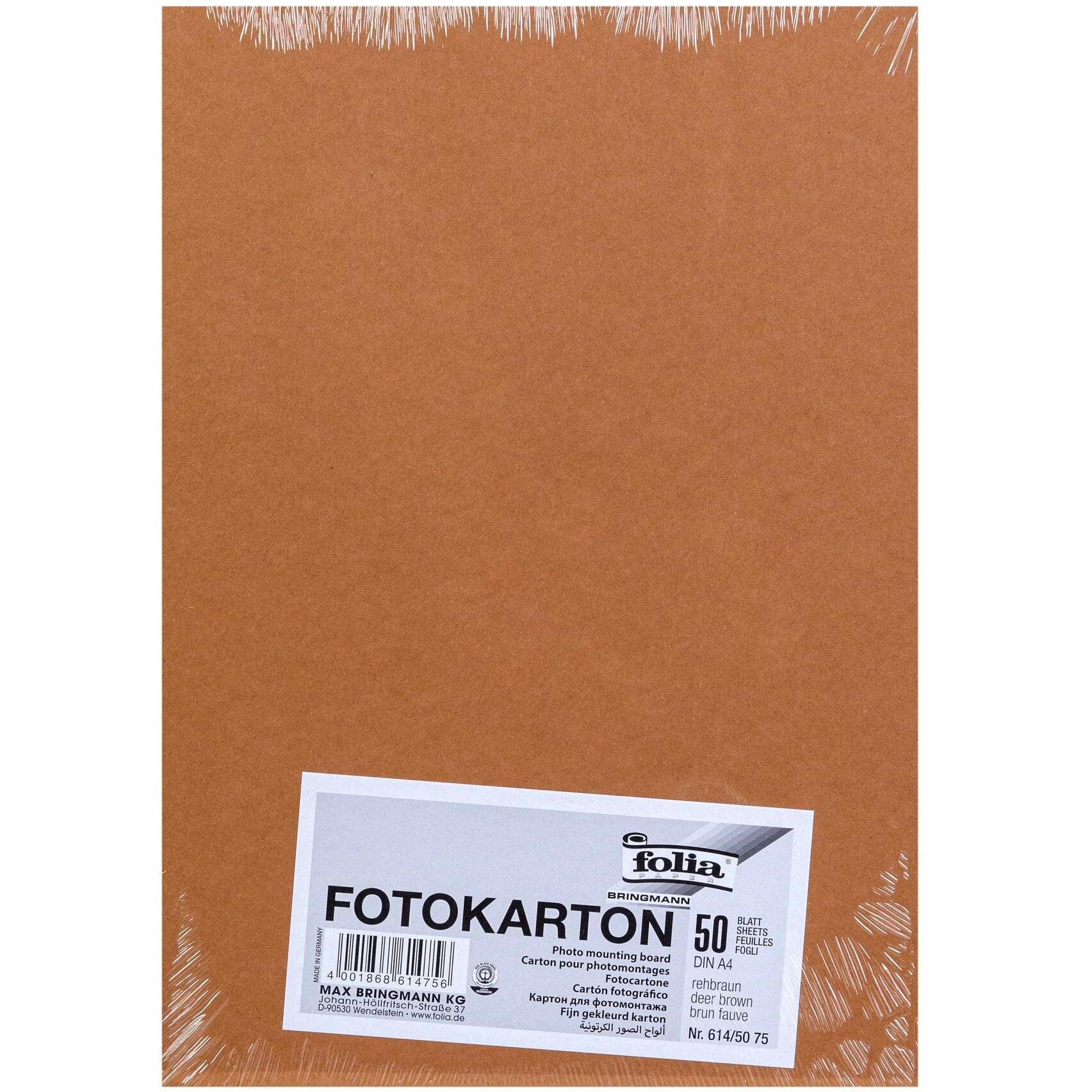 Folia, Bastelpapier, Fotokarton farbig Format A4 (300 g/m², 1 x)