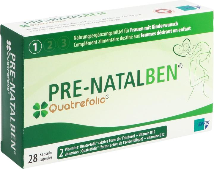Produktbild Natalben Quatrefolic (28 Stück, Kapseln, 28 g)