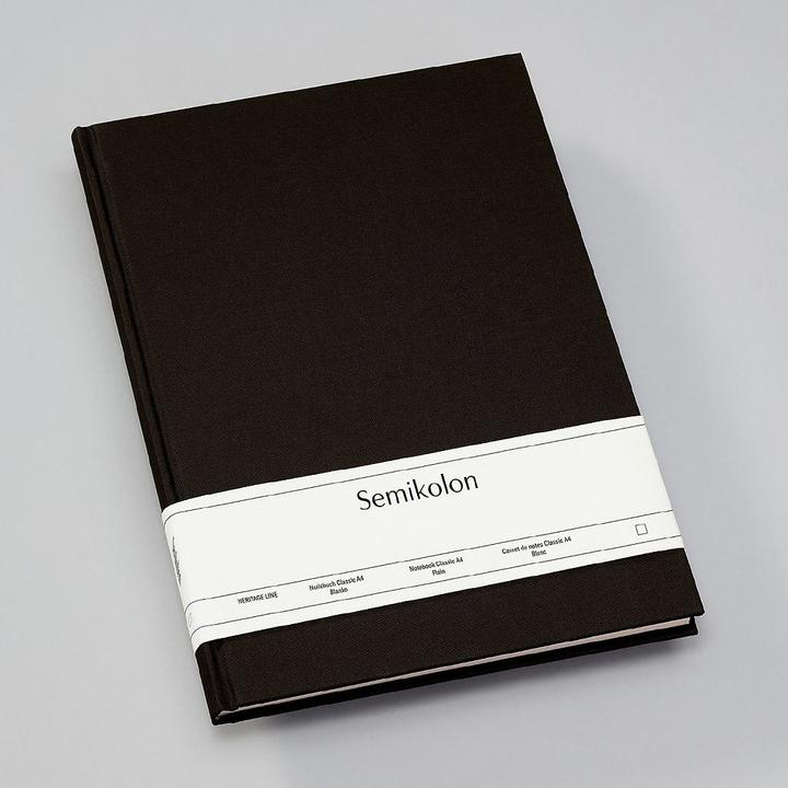 Actual product image Semikolon Classic (A4, Plain, Hardcover)