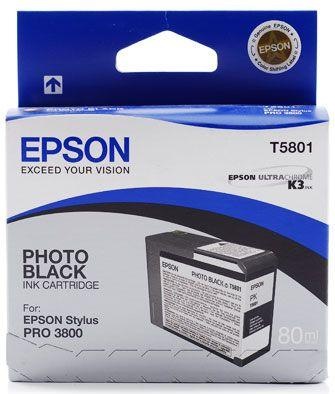 Actual product image Epson T5801 (PBK)