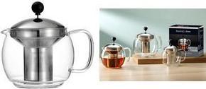 Produktbild Ritzenhoff & Breker Teekanne Enjoy mit Sieb, Borosilikatglas, Klar, 700 ml, 820782 (0.70 l)