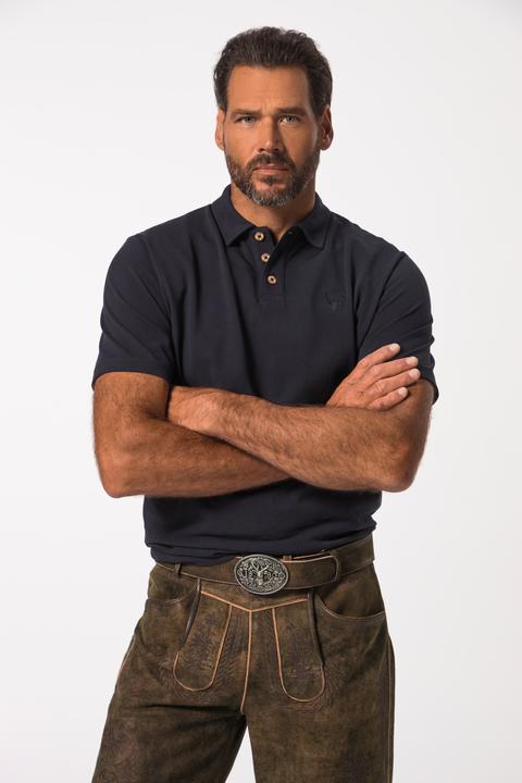 Produktbild JP1880 Poloshirt, Tracht, Halbarm, Piqué, Trachten-Stickerei (XXL)