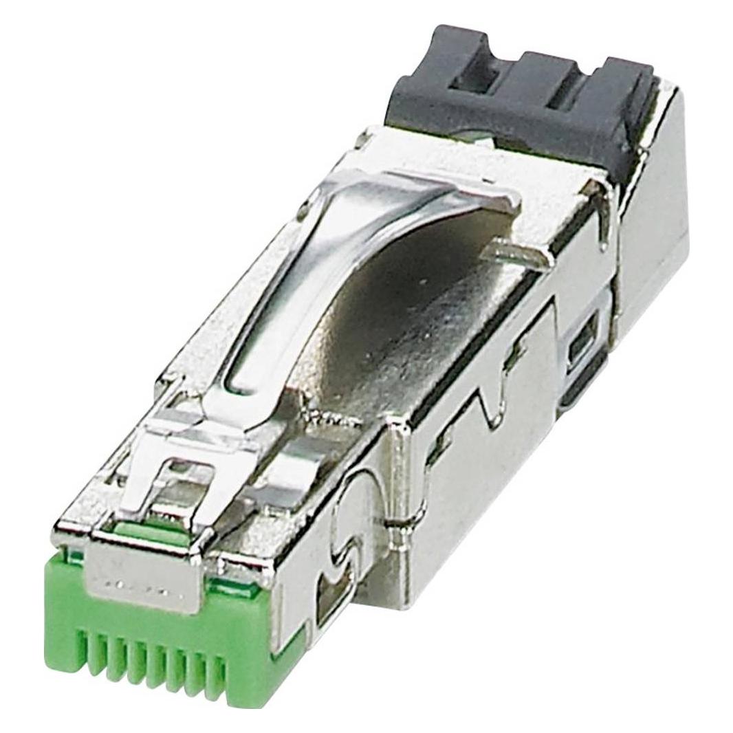 Phoenix Contact Verde Rj45 Connector Ip20, Cavo + Spina Elettrica,