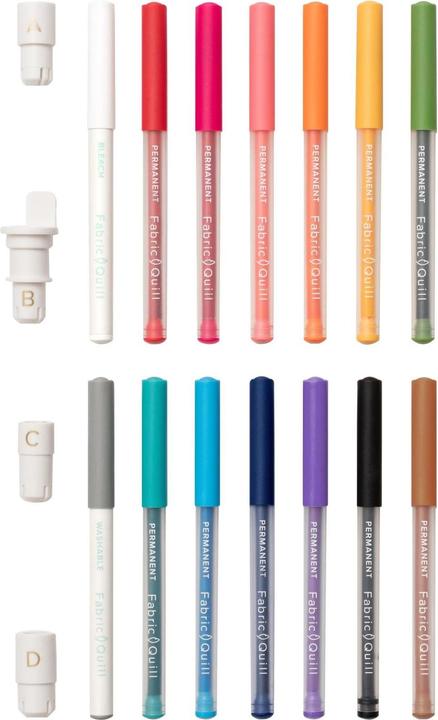 Actual product image We R Memory Keepers Pencil set Fabric Quill 14 pieces, Including adapter