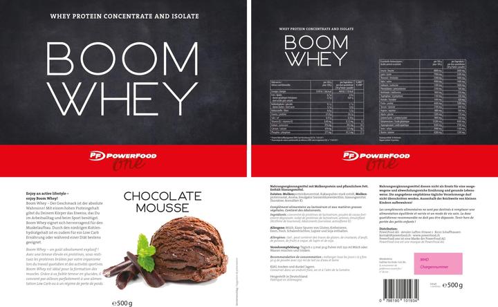 Image du produit Powerfood Boom Whey (Chocolat, 1 pcs, 500 g)