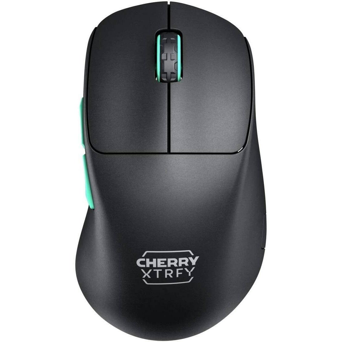 CHERRY xtrfy M64 Wireless, Black (Kabellos), Maus, Schwarz
