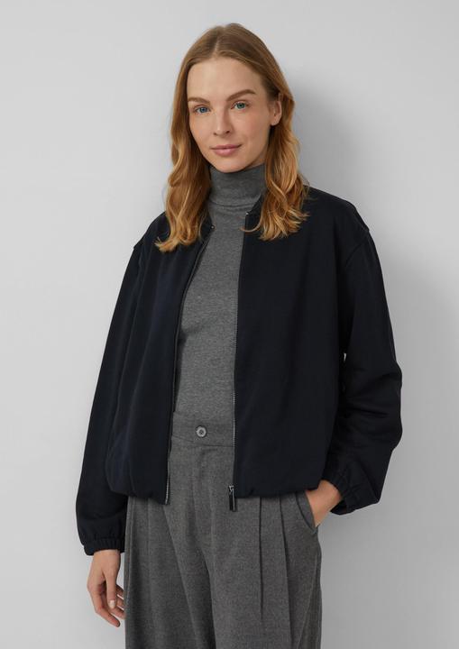 Produktbild s.Oliver Sweatshirt Jacke Sweat-Blouson mit Gummibündchen (44)