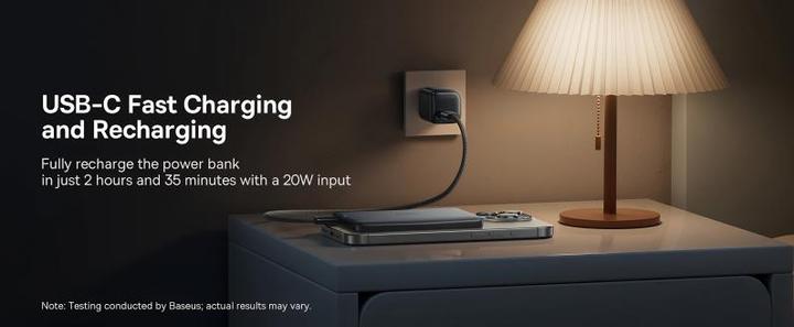 Actual product image Baseus PowerBank PicoGo AM41 E0027203 10000mAh (10000 mAh, 27 W)