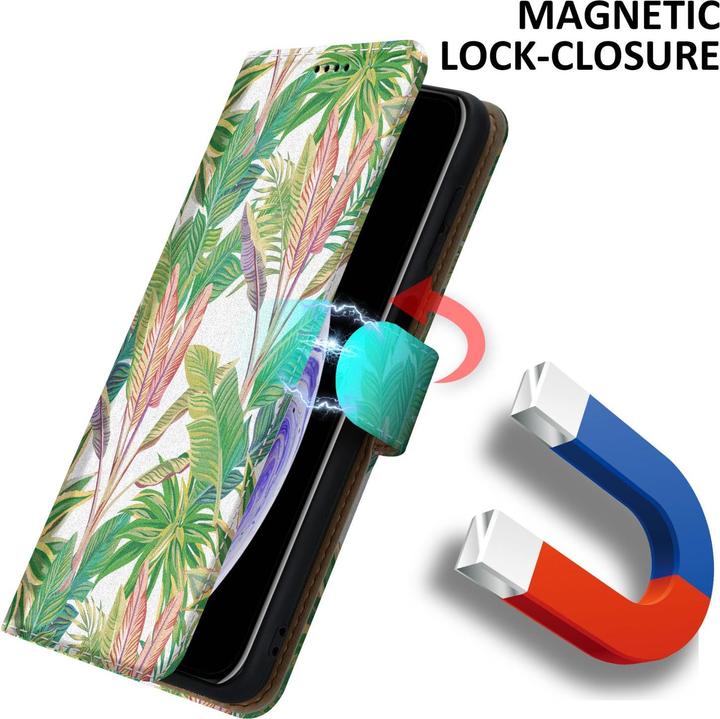 Produktbild Cadorabo Book Hülle mit Print (Apple iPhone X)
