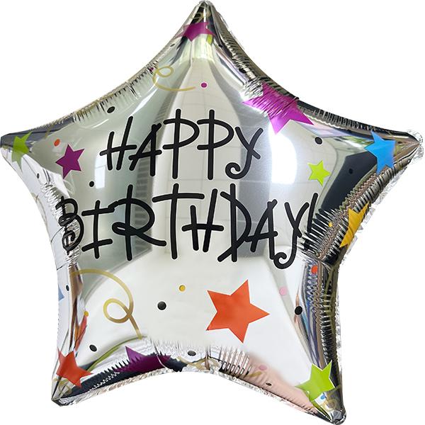 Produktbild Amscan Geburtstagsparty: Stern - Happy Birthday (1x)