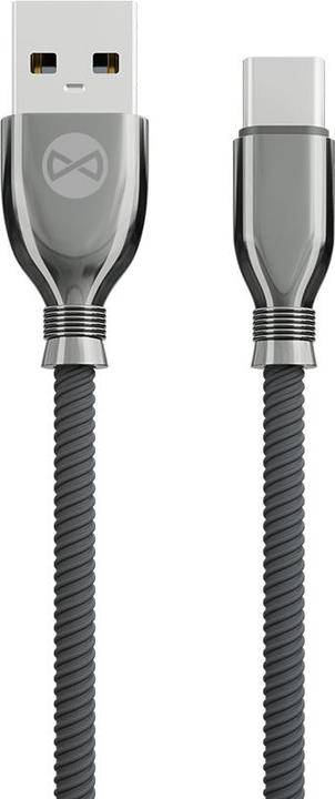 Actual product image Forever Tornado cable USB - USB-C 1,0 m 3A black (1 m, 60 W)