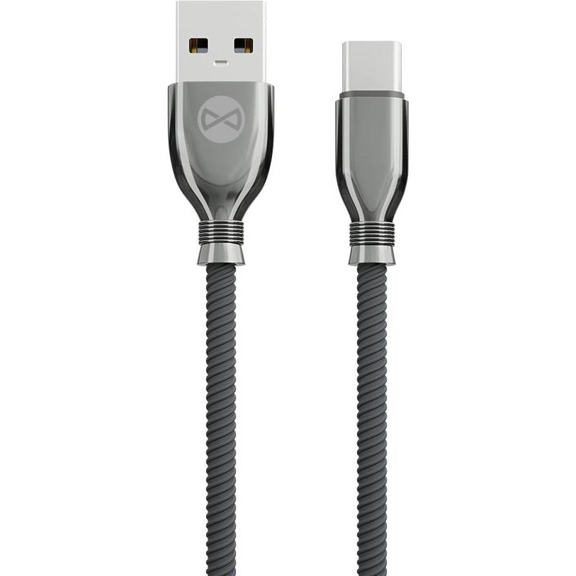 Forever Tornado Kabel USB - USB-C 1,0 m 3A schwarz (USB 3.2 Gen 1), USB Kabel
