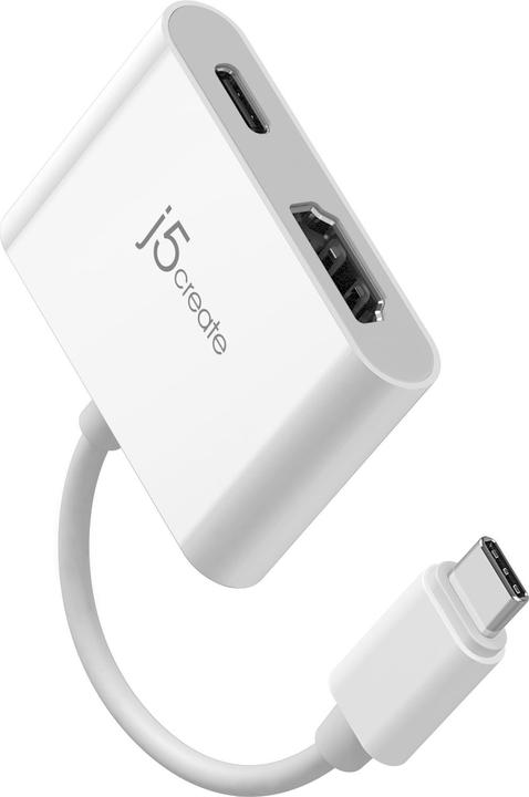 Produktbild j5Create JCA152-N, 0,82 m, USB Typ-C, HDMI + USB Type-C, Männlich, Weiblich, Gerade (HDMI, USB Typ-C, 8.20 cm)