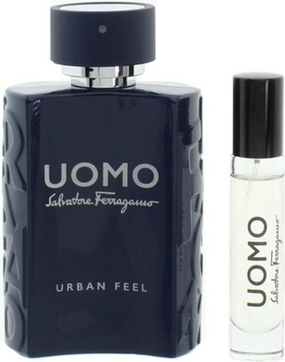 Actual product image Salvatore Ferragamo Men's Urban Feel 100ml & 10ml EDT Fragrance Spray Set (Perfume set)
