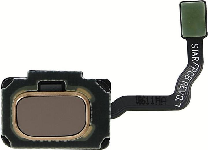 Actual product image Samsung Fingerprint Sensor + Flex for G960F, G965F Galaxy S9, S9+ - sunrise gold
