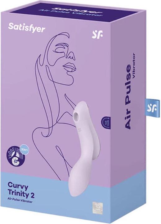 Image du produit Satisfyer Curvy Trinity 2 Insertable Air Pulse Vibrator