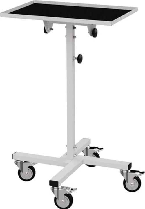 Bedrunka & hirth Material stand loading area -L410xW610mm adjustable height 994-1344 mm light grey, RAL 7035