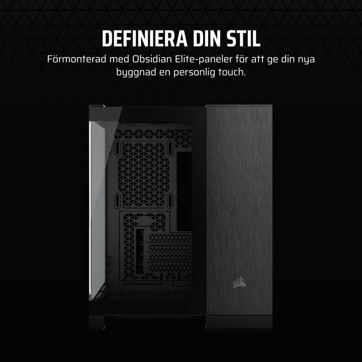 Actual product image Corsair 2500X (black/anthracite, tempered glass x 2) (mATX, Mini-ITX)