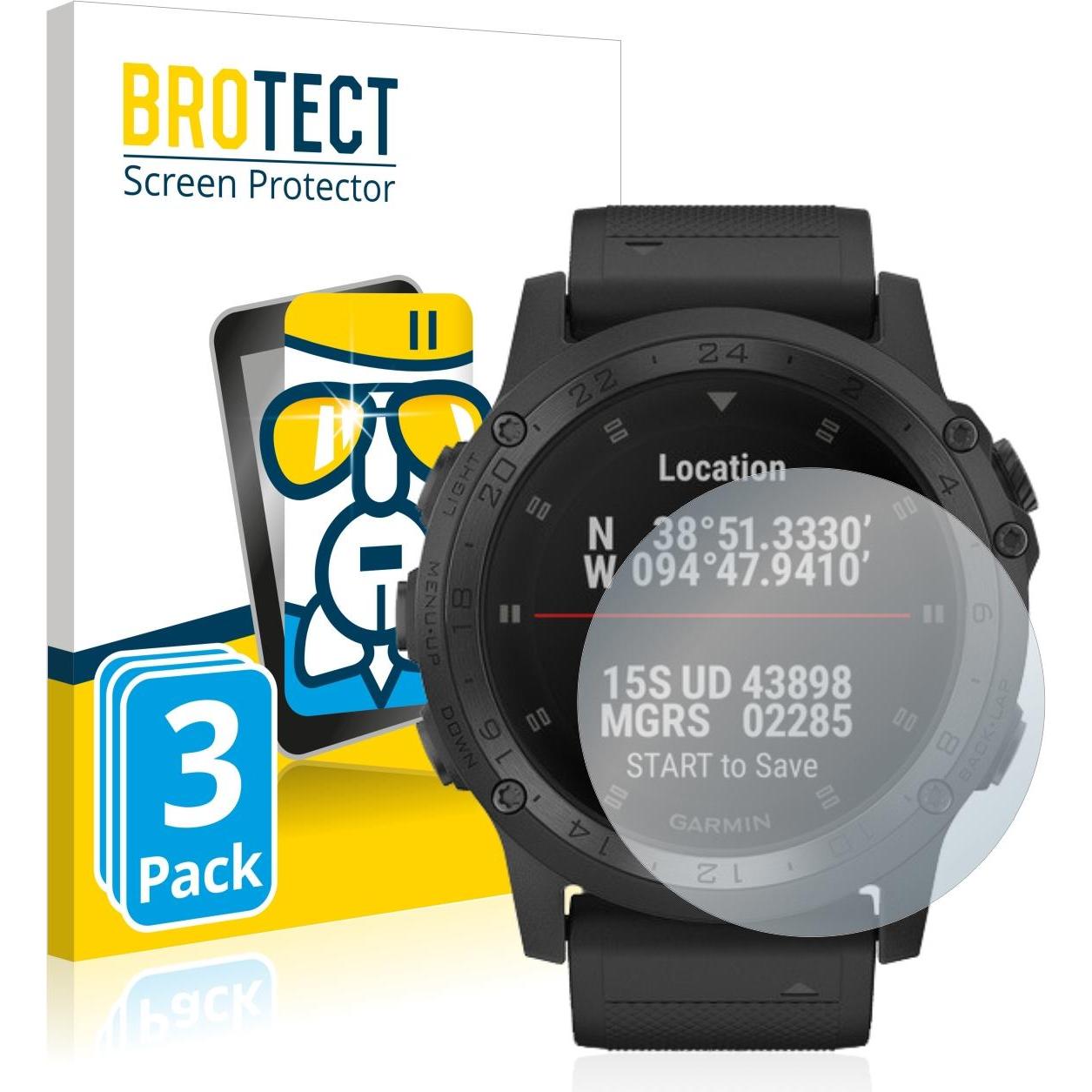 Thumbnail - BROTECT AirGlass Panzerglasfolie, Smartwatch Schutzfolie, Transparent