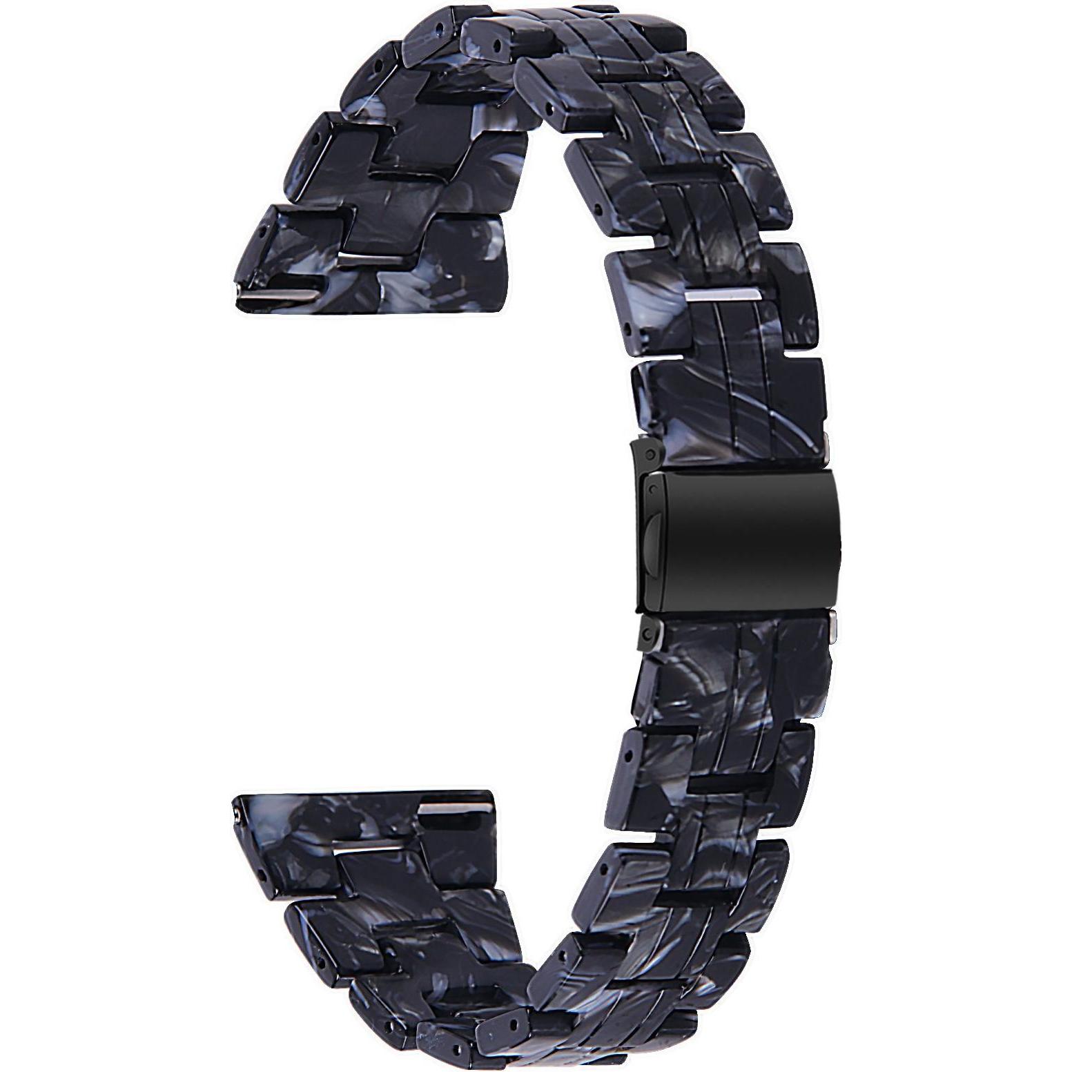 Thumbnail - Strap-it Armband (Grit X), Uhrenarmband, Schwarz, Weiss