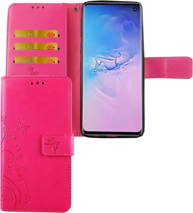 Produktbild König Design Hülle Handy Schutz für Samsung Galaxy S10 Case Cover Tasche Wallet Etui Bumper (Samsung Galaxy S10+)