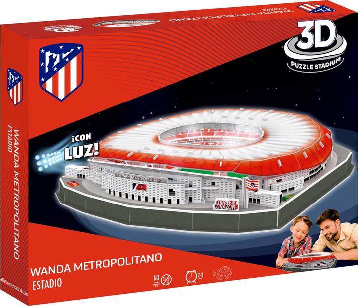 Eleven Force Atlético Madrid Stadium 3D Puzzle with LED Light