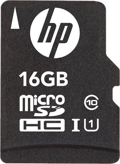 Actual product image PNY Electronics HP Flash memory card (SD adapter included) (16 GB, microSD, microSDHC, U1)