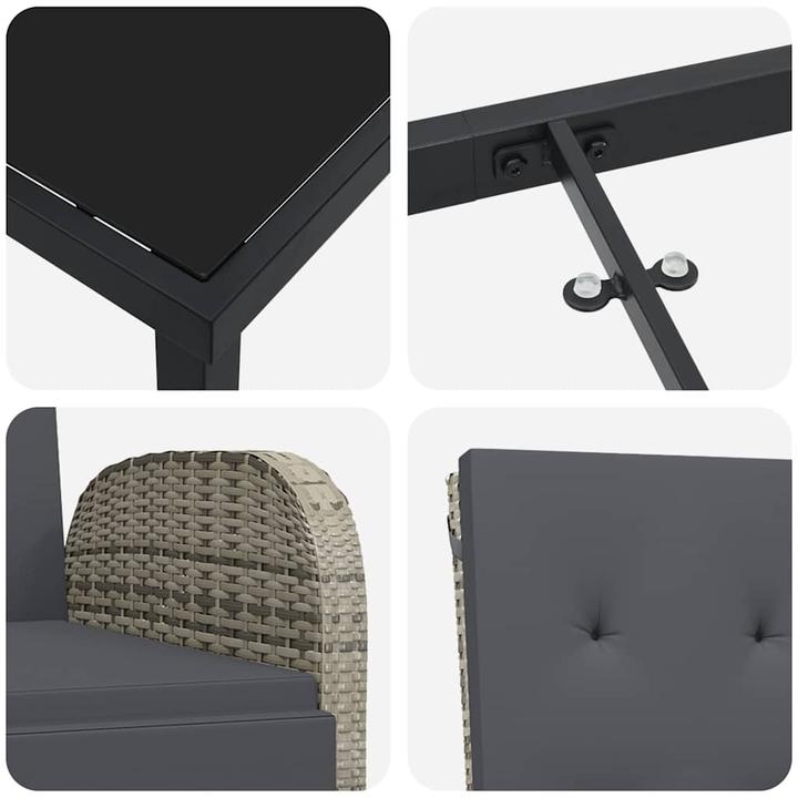 Produktbild vidaXL Gartenmöbel Set (80 x 80 x 73 cm)